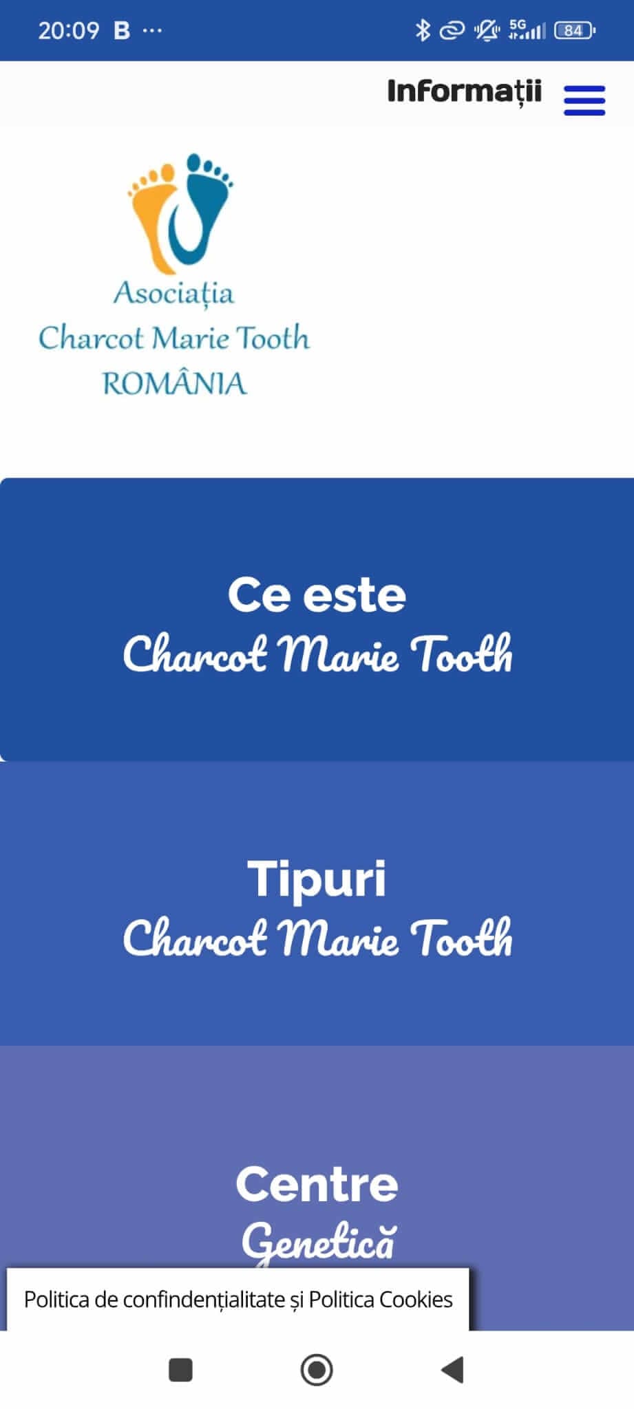 Asociatia CMT mobile mockup