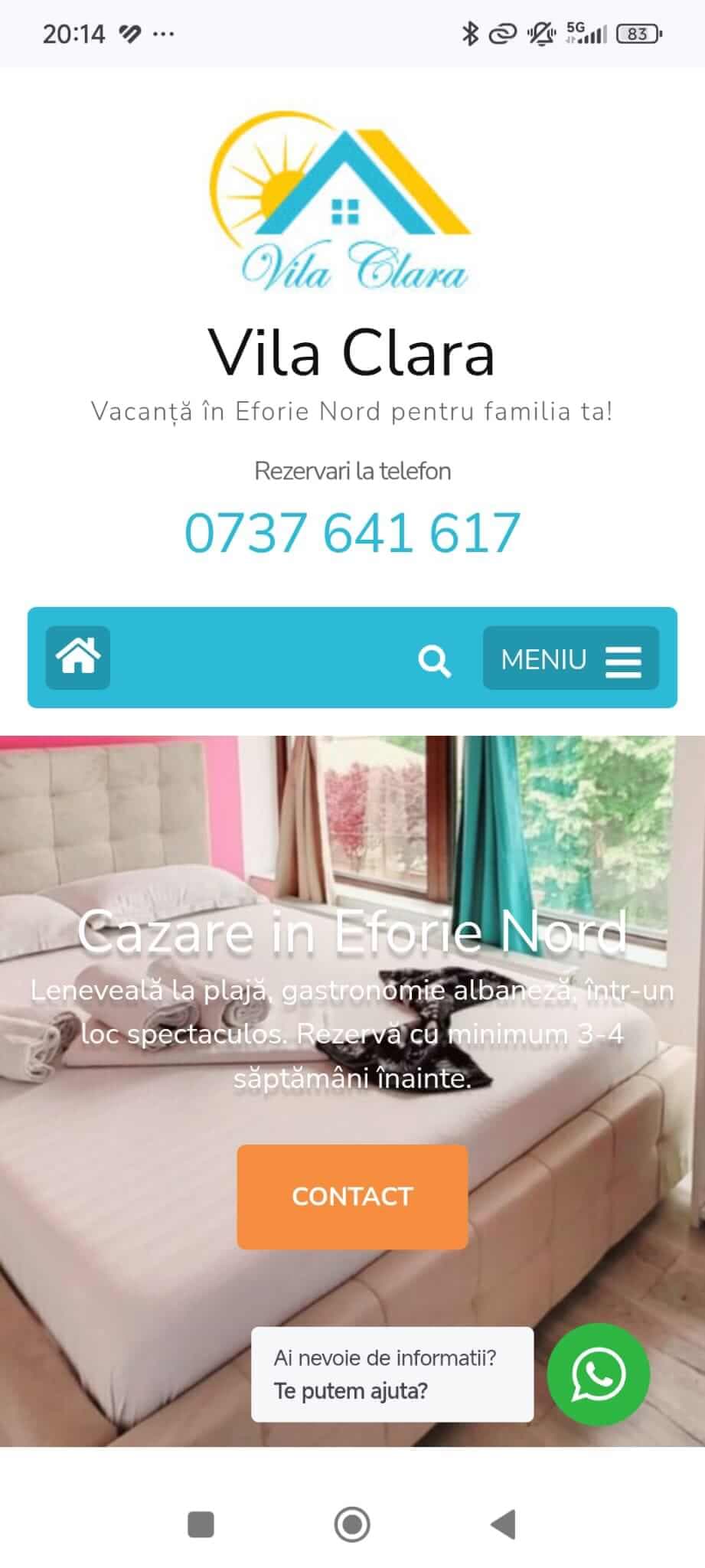Vila Clara mobile mockup