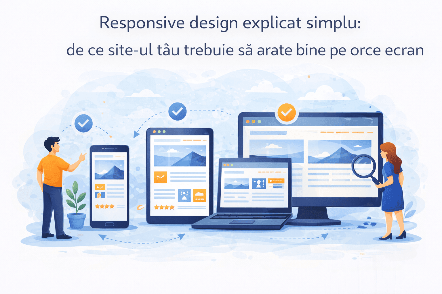 Responsive design explicat simplu: de ce site-ul tău trebuie să arate bine pe orice ecran