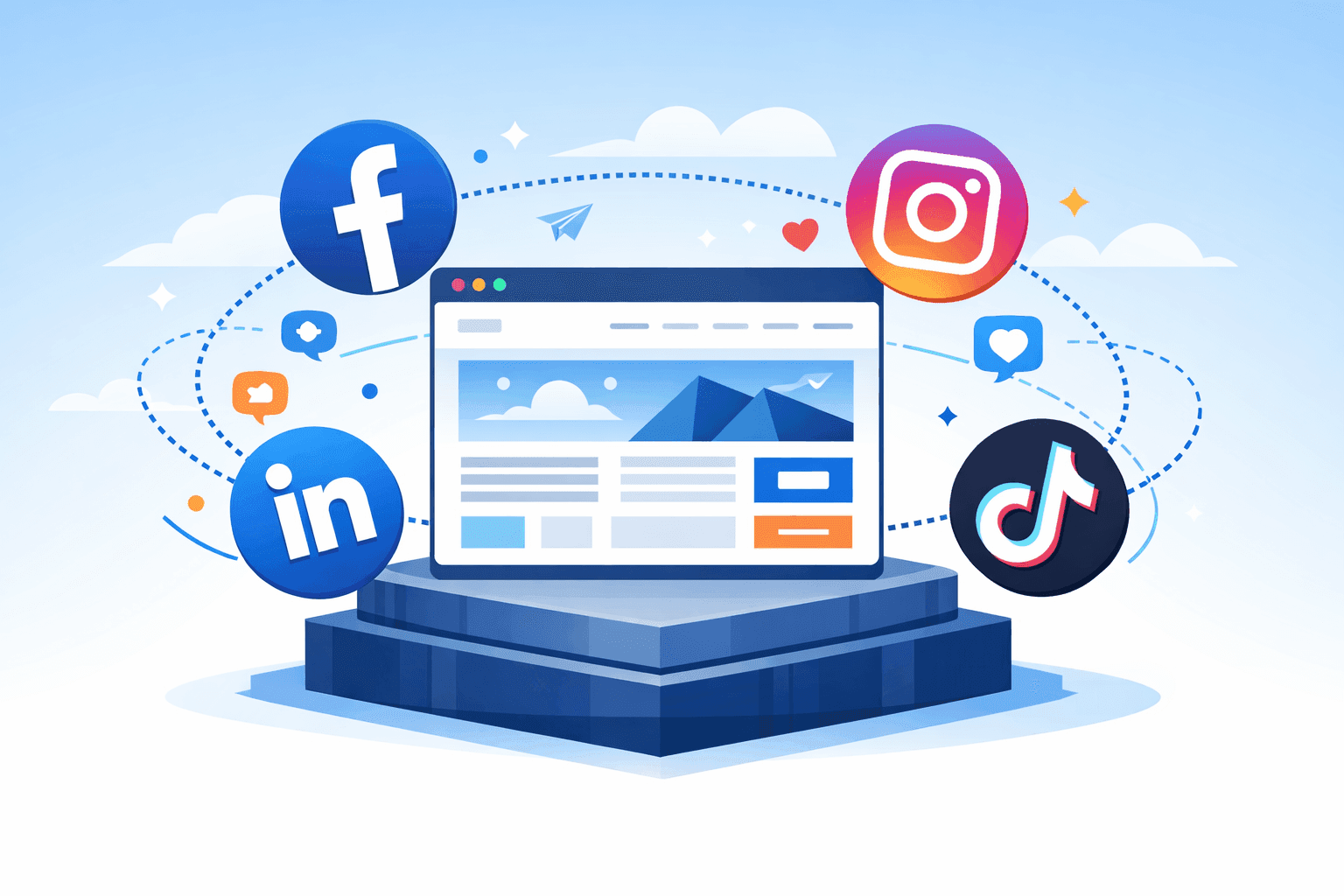 Rețelele sociale sunt importante, dar un site web este fundația afacerii tale