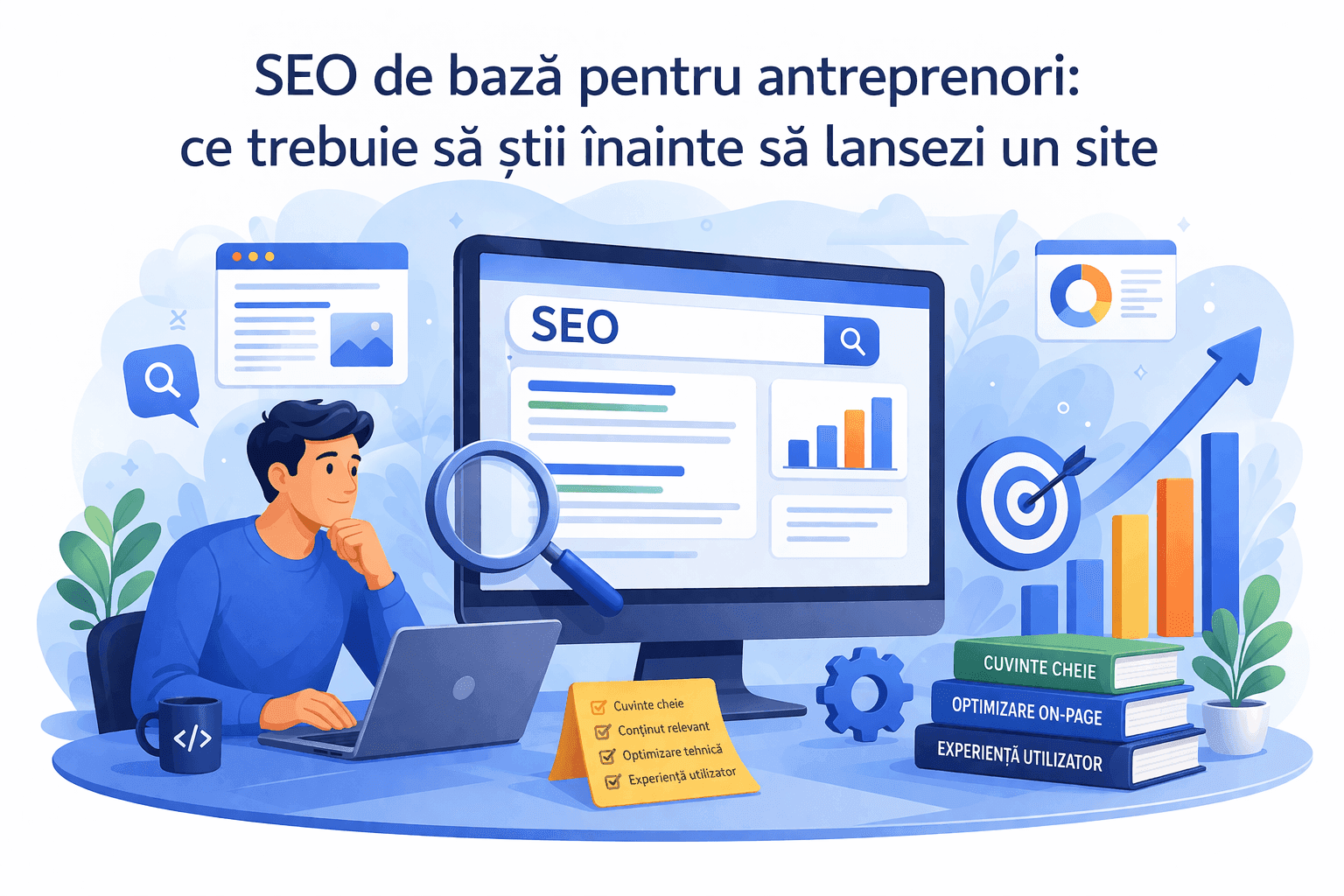 SEO de bază pentru antreprenori: ce trebuie să știi înainte să lansezi un site